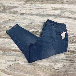 NWT Talbots Women's Simply Flattering Jegging Crop Jeans Size 18W